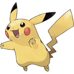 Pikachu as it appears in Pokémon FireRed LeafGreen.