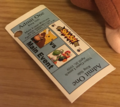 A ticket that came with a DK plush promoting Slamfest '99.[9]