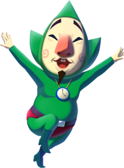 Official artwork of Tingle from The Legend of Zelda: The Wind Waker HD.