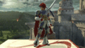 Roy's first idle pose.
