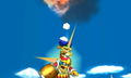 The ensuing explosion in Super Smash Bros. for Nintendo 3DS.