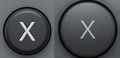 The X button on a Joy-Con and Pro Controller