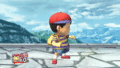 Ness's up taunt.