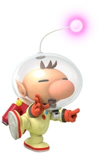 Official artwork of Olimar from Hey! Pikmin.
