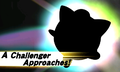 Jigglypuff challenging the player in Super Smash Bros. for Nintendo 3DS.