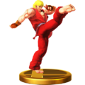 Ken trophy in Super Smash Bros. for Wii U.