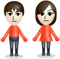 Official artwork of a male Mii from "Mii Channel".