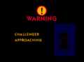 The Challenger Approaching! screen which Ness challenges the player in Super Smash Bros. 64.