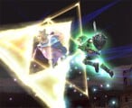 Link's Triforce Slash.