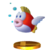 The Cheep Cheep Trophy from Super Smash Bros. 3DS