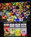 The entire roster. This picture also revealed Bowser Jr.'s render and the usage of his Junior Clown Car.