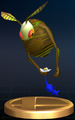 Swooping Snitchbug trophy from Super Smash Bros. Brawl.