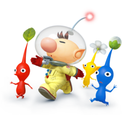 Olimar as he appears in Super Smash Bros. 4.