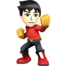 Source: Spriters Resource. Mii Brawler it appears in Super Smash Bros. 4.