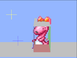 Mushroom Kingdom II's Birdo showing structure.