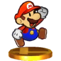 Paper Mario trophy.