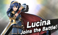 Lucina's unlock notice in Super Smash Bros. for Nintendo 3DS.