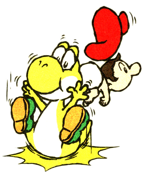 File:SMW2-YellowYoshiGroundPound.png