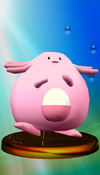 Chansey trophy from Super Smash Bros. Melee.