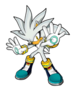 Brawl Sticker Silver The Hedgehog (Sonic The Hedgehog).png