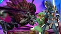 Using Beast Ganon on Link and Lucina.