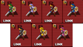 Link's new alternate colors.