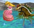 Floating away from Bowser on Great Bay.