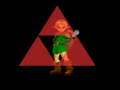 Young Link's third victory pose in Melee