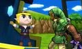 Conductor Link with Link. This situation cannot happen in the final release of the game.