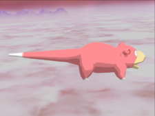 Slowpoke with tail fully lowered.