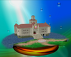 Princess Peach's Castle trophy from Super Smash Bros. Melee.