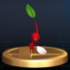 Red Pikmin trophy from Super Smash Bros. Brawl.