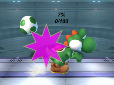 Yoshi (SSBB)/Hitboxes - SmashWiki, The Super Smash Bros. Wiki