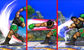 Little Mac performing 3 differently angled forward smash attacks.