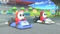 Close up of Shy Guy.