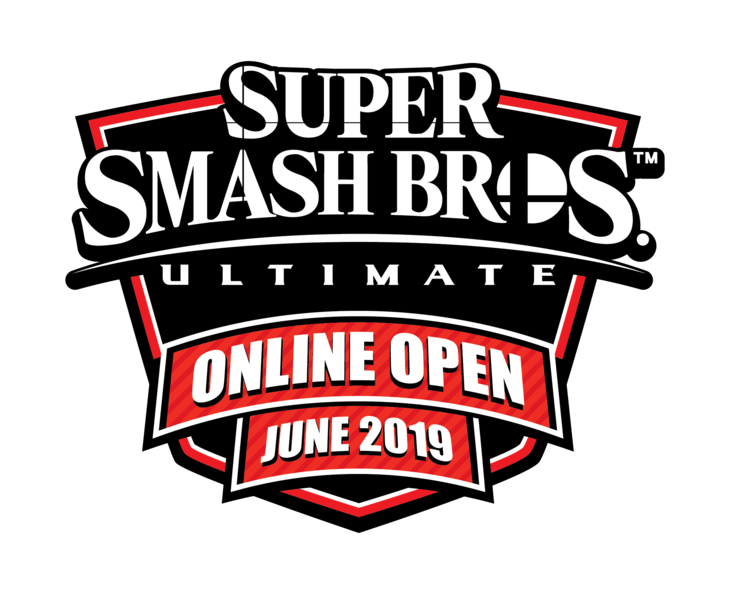 File:Super Smash Bros. Ultimate Online Open June 2019 Logo.png