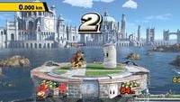 Banjo & Kazooie taking part in the Home-Run Contest in Super Smash Bros. Ultimate.