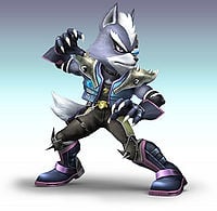 Official image of Wolf O'Donnell in Super Smash Bros. Brawl