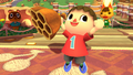 Villager holding a beehive in Super Smash Bros. for Wii U.