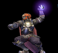 The initial pose Ganondorf does before he rushes forwards in Brawl.