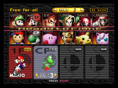 Character Selection Screen - Smashwiki, The Super Smash Bros. Wiki