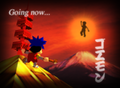 Goemon's congratulations screen.