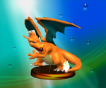 Charizard Trophy (Smash) Akaneia.png