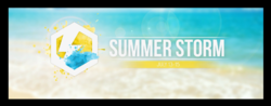 Banner for Summer Storm.