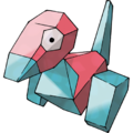 Porygon's official artwork from Pokémon FireRed and LeafGreen.