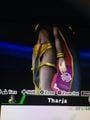 A trophy of the Fire Emblem character Tharja which was removed from the final game likely due to Tharja's skimpy outfit.