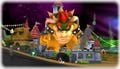 A giant Bowser in Super Mario Galaxy 2