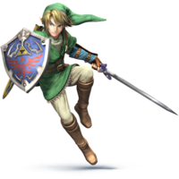 Link as he appears in Super Smash Bros. 4.