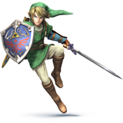 Link as he appears in Super Smash Bros. 4.