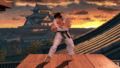 Ryu's up taunt.